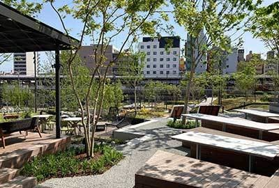 星野リゾートホテル園庭