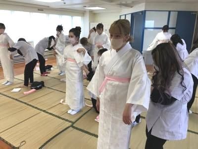 着付けした準備