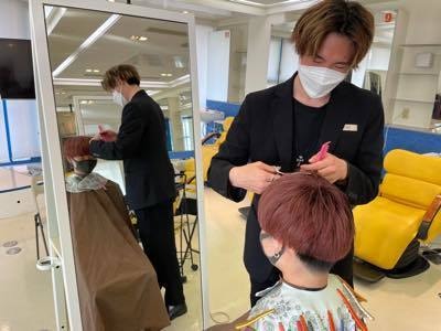 マッシュヘアにオーダー